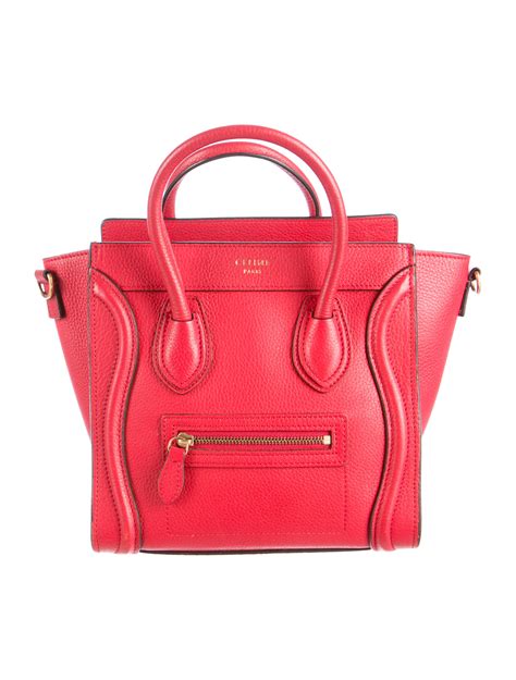 celine nano red price|celine handbags clearance.